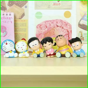 PS1 6 Đôrêmon Nhân Vật Hành Động Noramyaako Big G Nobita Nobi Shizuka Minamoto Honekawa Suneo Mô Hình Búp Bê Trang Trí Xe Hơi SP1