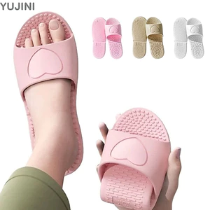 Dép Massage phòng tắm nữ YUJINI, Dép mềm EVA có thể gập lại, Dép du lịch khô nhanh di động nhẹ cho khách sạn và sử dụng tại nhà