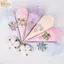 Vải thêu hoa NKSFX, Khăn tay vuông mềm có thể tái sử dụng, Vải Cotton Hankies thanh lịch dành cho nữ