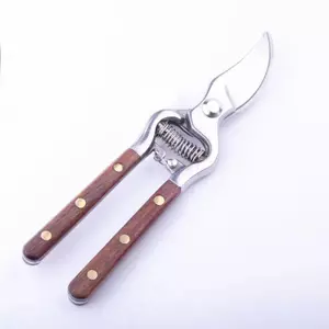 Vườn Cây Trái Cây Kéo Vườn Tay Cầm Bằng Gỗ Kéo Nhánh Hoa Kéo Nhánh Kéo Rau Vườn Kéo Nho Kéo Gỗ Gụ Kéo Nước Cong Lấp Đầy