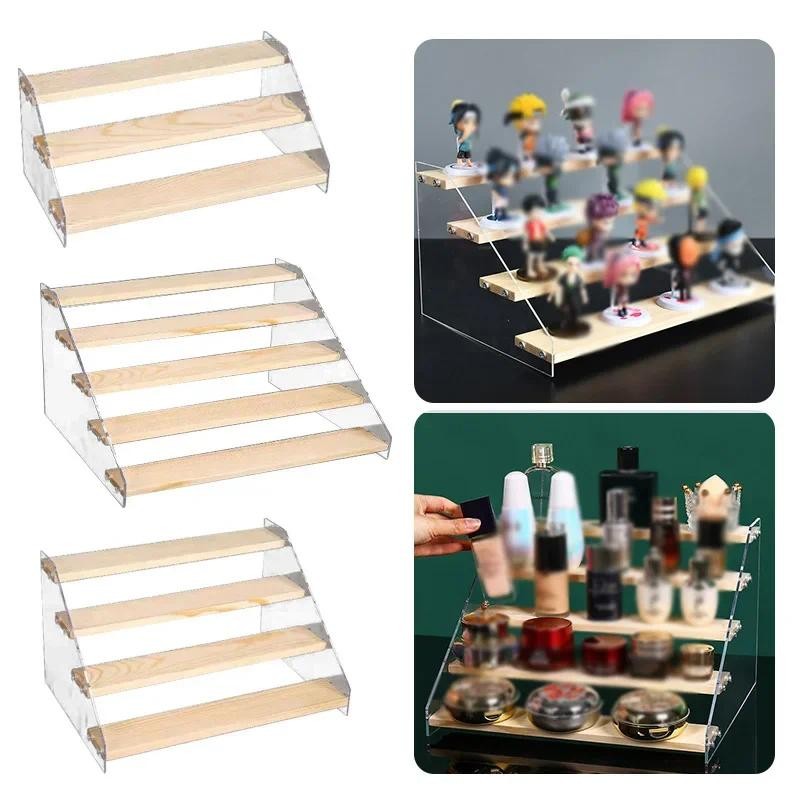 2-5 Tầng Kệ Trưng Bày Bằng Gỗ Kệ để,Trang Trí Giá Đỡ Trưng Bày,Gỗ Cao Cấp,Lý Tưởng Trưng Bày Mô Hình