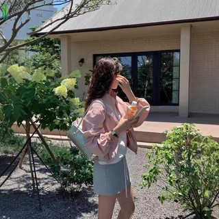 Áo khoác nữ chống nước, có túi và dây kéo
