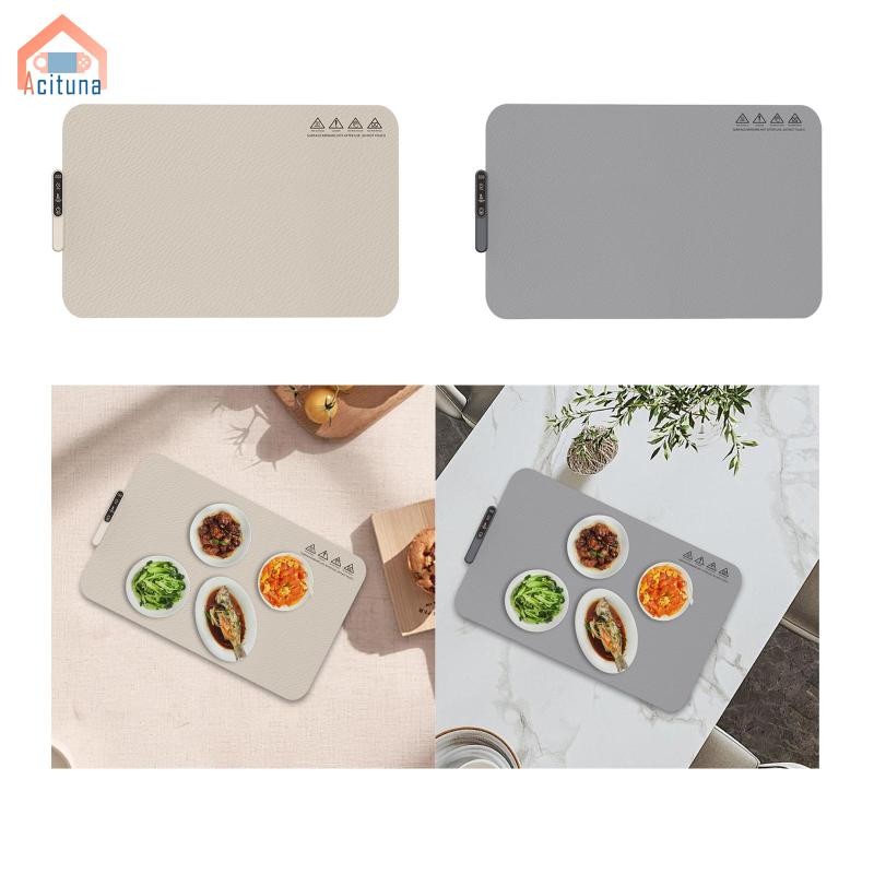 Khay sưởi ấm điện Ấm thực phẩm 300W Giữ ấm thực phẩm Làm nóng nhanh Placemat Tấm sưởi ấm cho tân gia Nhà hàng tại nhà