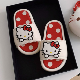 Dép Đi Trong Nhà Hello Kitty Dễ Thương, Dép Nữ Đi Học Đi Chơi Chất Liệu EVA Êm Chân Chống Trượt