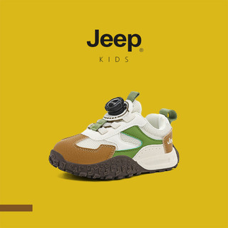 JEEP Trẻ Em 2025 Phong Cách Mới Thoáng Khí Bé Trai Bé Gái Lưới Giày Chạy Bộ Đế Mềm Nút Chống Trơn Trượt Giày Thể Thao Thời Trang
