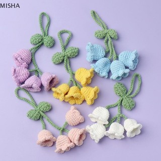 Misa Handmade Móc Hoa Lan Móc Khóa Dành Cho Nữ Cô Gái Lãng Mạn Hoa Mặt Dây Chuyền Túi Xách Trang Trí Phụ Kiện Xe Hơi Quà Tặng