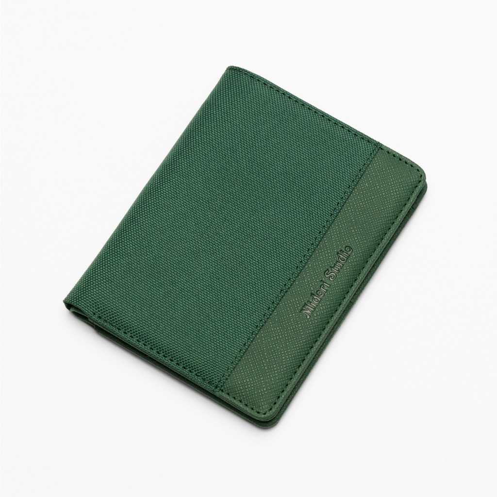 Ví Vải Đứng ZYRAN Nam Nữ Polyester Phối Da PU Bền Đẹp Trượt Nước l MONZI