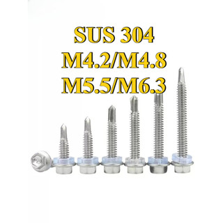 Vít bắn tôn inox 304 M4.2 / M4.8 / M5.5 / M6.3 [LXY-CB-1]