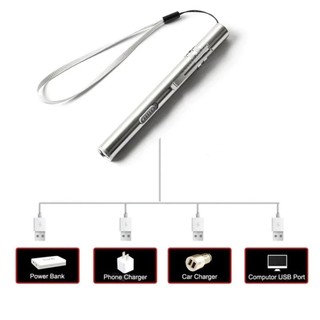 Đèn Led kẹp bút FANGHUI bằng thép không gỉ, dễ dàng sạc lại qua USB - Phù hợp cho học sinh và sử dụng linh hoạt mọi lúc mọi nơi