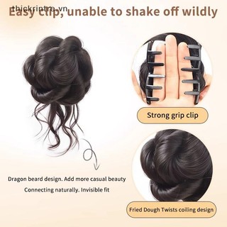 Tổng hợp phụ kiện tóc cho nữ: Búi chignon lộn xộn, móng vuốt kẹp tóc, lông tơ xoăn đuôi ngựa mở rộng tóc