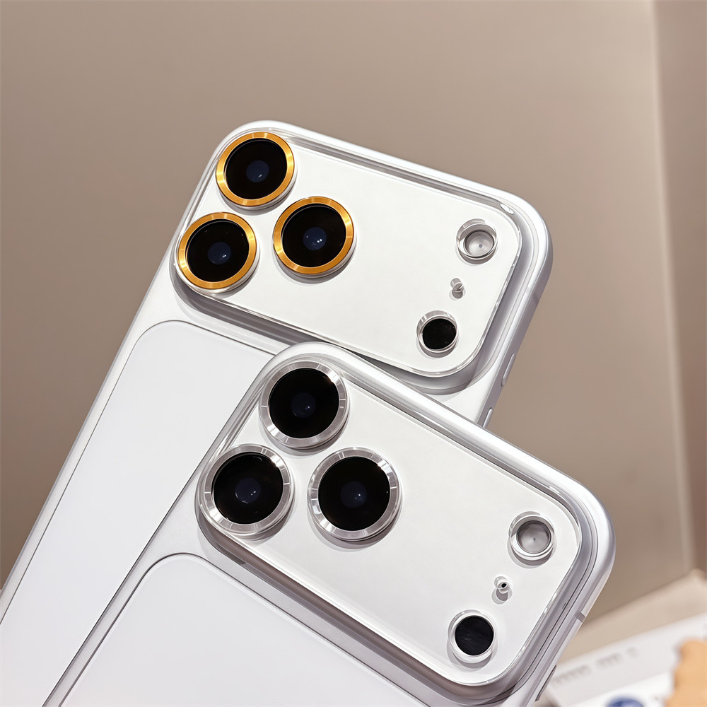 Phim bảo vệ ống kính máy ảnh trong suốt họa tiết CD tích hợp cho iPhone 17 16 15 13 14 Pro Max Air 15 16 plus Phim bảo vệ màn hình ống kính cho ống kính máy khoan flash