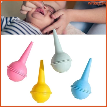Hướng dẫn sử dụng máy hút mũi cho bé WIT Máy hút mũi cho trẻ sơ sinh Máy hút mũi có thể giặt được Dụng cụ làm sạch mũi dễ dàng bóp
