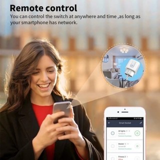 Ổ cắm thông minh WIFI 16A, hỗ trợ điều khiển ứng dụng cuộc sống ấm cúng và điều khiển bằng giọng nói Alexa, Google Home