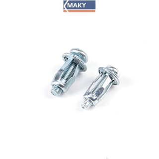 Onetimingcool 10 Chiếc M5 / M6 Jack Nuts Xe Kim Loại Vít Cánh Hoa Hạt Vít Cho Rỗng Tường Sắt Da VN