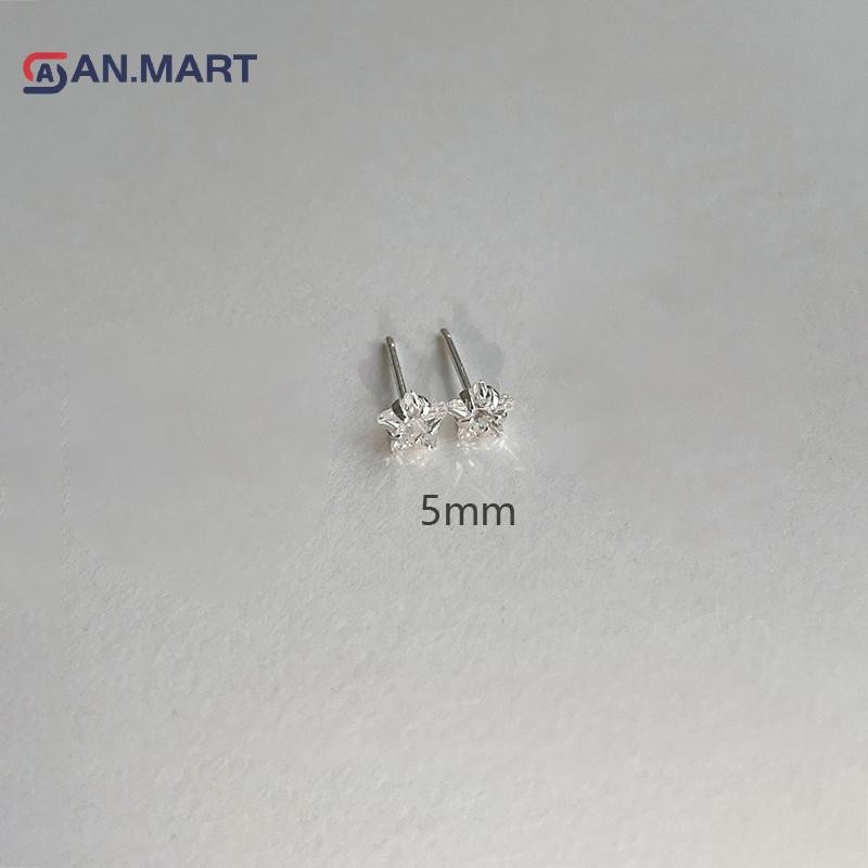 Bigdealssuper 1 Cặp Hợp Thời Trang Ngôi Sao Pha Lê Bông Tai Phong Cách Hàn Quốc Thẩm Mỹ Zircon Bông Tai Dành Cho Nữ Cô Gái Thời Trang Khuyên Tai Trang Sức Siêu