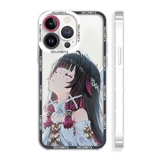 Ốp Lưng Cho IPhone 11 12 Pro Max 13 Mini 12Pro Ốp Điện Thoại Genshin Impact Lauma Columbina Flins Trong Suốt Bảo Vệ Toàn Diện Sang Trọng TPU Hàn Quốc 3D Vintage Chống Va Đập