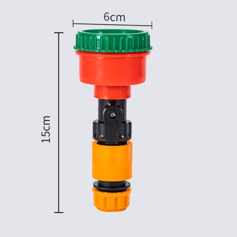 Vòi Xịt Tăng Áp Tháp Xanh N91K, Súng phun nước rửa xe, tưới cây đa năng 8 chế độ, chất liệu nhựa ABS cao cấp