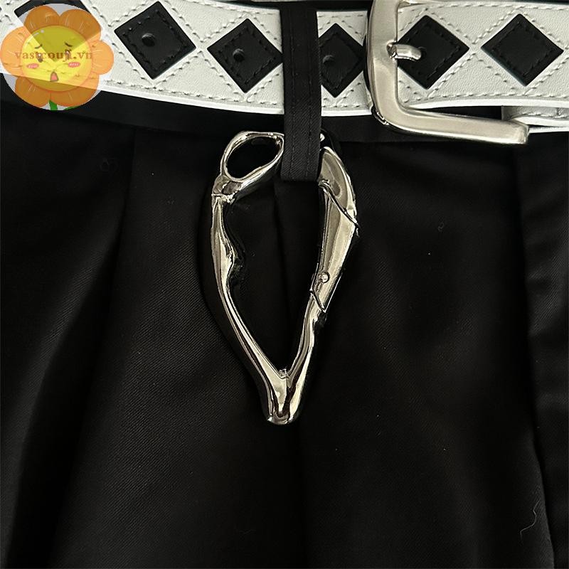 VASTJI Kim Loại Hình Đặc Biệt Carabiner Móc Khóa Đa Năng Leo Núi Xe Chìa Khóa Gothic Ba Lô Trang Trí Eo DIY Y2K VN