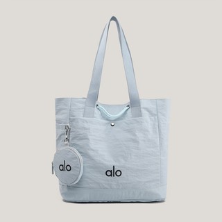 GC2 Alo Túi Tote Màu Trơn Nhẹ Thường Ngày Dành Cho Nữ Túi Đeo Vai Nylon Chống Thấm Nước Có Túi Nhỏ CG2