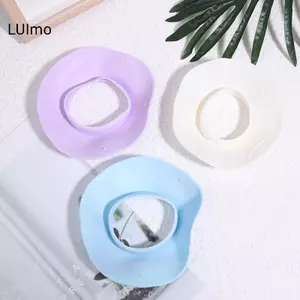 LUImo 1 Rửa Mặt Spa Đồng Hồ Đeo Tay Dây Silicon Màu Trơn Chống Thấm Nước Phụ Kiện Tóc Headwrap Handmade Trang Điểm SBS