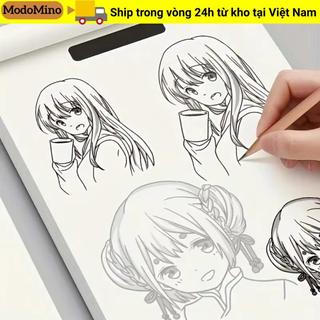 Sách vẽ tay MODOMINO, Phác thảo vẽ tay 48 trang Sách vẽ nghệ thuật dòng, Sách phác thảo dòng vẽ tranh Anime dành cho người mới bắt đầu