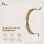 Springevenstar 2 Chiếc Ấm Trà Kim Loại Chống Trơn Trượt Tay Cầm Thay Thế Thoải Mái Cầm Cho Trà An Toàn Đổ Springevenstar