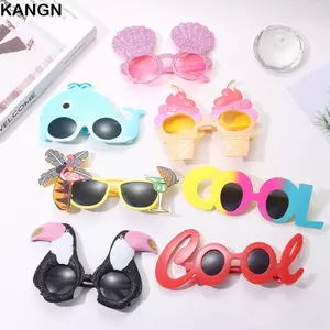 KANGN Luau Kính Mát Tiệc Trẻ Em Ủng Hộ Trẻ Em Người Lớn Kính Dự Tiệc Dễ Thương