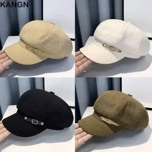 Mũ nồi KANGN, Thiết kế thời trang Mũ Newsboy hình bát giác, Phụ kiện thông thường Mũ che mặt cổ điển dành cho nữ