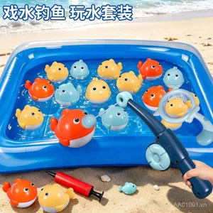 Đồ Chơi Tắm Cho Bé Chơi Nước Bể Bơi Câu Cá Tắm Đồ Chơi Bé Trai Bé Gái Trẻ Em Chơi Nước Đồ Chơi Câu Cá 3ZB3