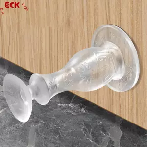 ECK Silicone Tắt Tiếng Tự Dính Chặn Cửa Cản Cửa Hút Phía Sau Giữ Tường Bảo Vệ Ẩn Cửa Giữ HOT