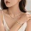 Vòng tay trái tim BRBRAA, Dây chuyền có thể điều chỉnh Vòng cổ trái tim bằng thép không gỉ, Vòng tay kim loại được đánh bóng thời trang Quà tặng kỷ niệm