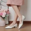Giày đế bệt mũi nhọn dành cho nữ - Giày cổ điển nông mềm để đi làm mua sắm hàng ngày