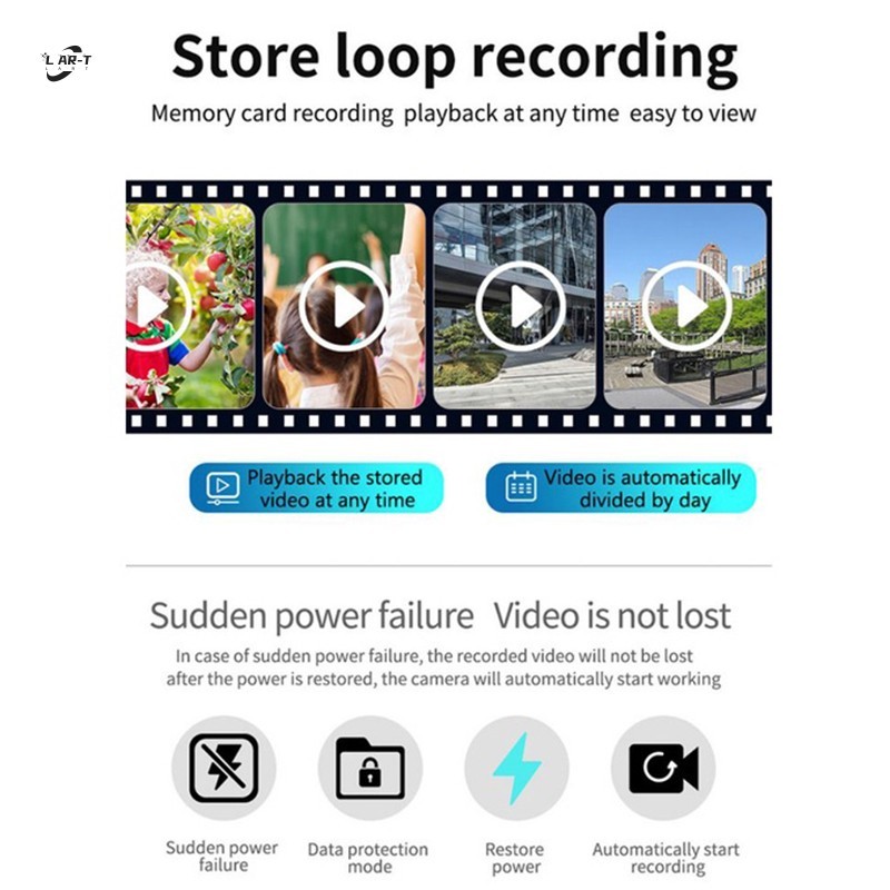 Camera không dây WiFi Mini DV HD 1080P Máy quay IR Tầm nhìn ban đêm Góc rộng TF