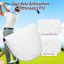 Vỏ câu lạc bộ Golf màu trắng Unisex Lưới nam châm đóng hình bán nguyệt Putter Nắp bảo vệ