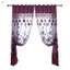 Rèm Polyester hoa mẫu đơn Jacquard Burnouts hiện đại cho phòng khách phòng ngủ