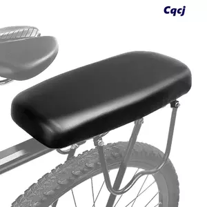 Ghế sau xe đạp CQCJ, Ghế sau xe đạp dày bằng da PU, Đệm ngồi xe đạp mềm gắn vít bền bỉ Hành trình dài