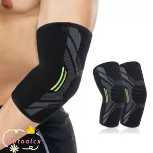 TOPTOOLCX Miếng đệm khuỷu tay Thể thao Tập thể dục Đàn hồi Hỗ trợ cánh tay nén cao Bóng rổ Bóng chuyền Tay áo