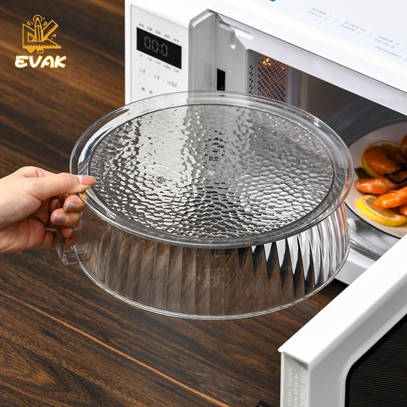 Alittlesetrtu Splash Proof PET Cover cho lò vi sóng - Nắp bát chịu nhiệt độ cao [] VN
