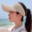 Mũ che nắng dệt kim chống tia cực tím mùa hè dành cho nữ Mũ che nắng thể thao đi biển ngoài trời FSI