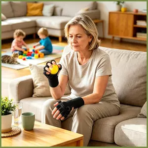 Grip Strength Ball Grip Muscle Trainer Ball Finger Strengthening Tool for Home Office Gym Fitness Rock Climbing kouvn