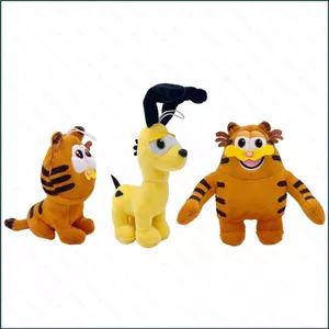 YT4 The Garfield Show Búp bê sang trọng Garfield và Odie Đồ chơi nhồi bông cho trẻ em Trang trí nội thất Quà tặng Bộ sưu tập hoạt hình