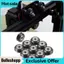 Belleshopp Ròng rọc tròn thụ động Fydun 10 chiếc Máy in 3D Bánh xe nhựa POM có ổ trục