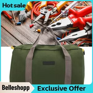 Belleshopp Túi lưu trữ thợ điện YWBL-WH Công cụ đa chức năng di động Bộ công cụ dây đeo và tay cầm không gian lớn