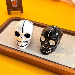 Ba Chiều Ma Lễ Hội Trang Trí Halloween Đen Trắng Ma Đầu Đầu Đầu Đầu Lâu Tự Làm Halloween Phụ Kiện Tiệc 09YC