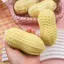 ITRUMPET Đồ chơi Squishy đậu phộng mô phỏng, Đồ chơi bóp mềm mại giảm căng thẳng, Đồ chơi giải nén phục hồi chậm sáng tạo cho trẻ em Người lớn