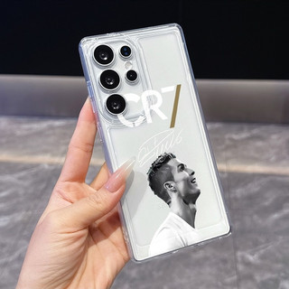 CR7 Boy Thích hợp cho Samsung A12 A255G S22ULTRA A56 A51 S26ULTRA A05S A14 A545G S23PLUS Ốp Mềm Chống Va Đập Bốn Góc