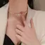 HNKMP Ngọc Trai Thanh Lịch Hàn Quốc Nelace Đơn Giản Sáng Choker Nữ Phụ Kiện Thời Trang Trang Trang Sức.
