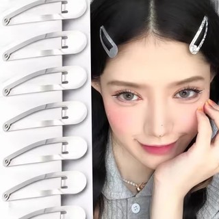 10 / 20 / 30 / 50 Kẹp Tóc Hình Giọt Nước - Kẹp Tóc BB Kim Loại Màu Bạc Đơn Giản