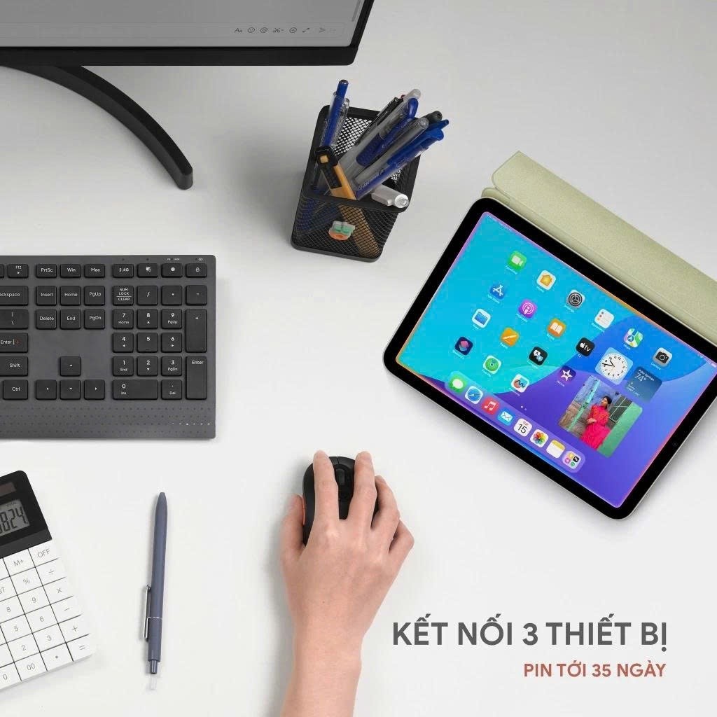 [MỚI] Chuột không dây HyperWork Core Click HPW MS.CCM-01 BLK - Bảo Hành 12 Tháng