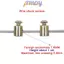 TMOY Kart Xe Đạp Máy Cắt Ga Cáp Núm Vú Vít Bộ 10 Chiếc Nút Chặn Kim Loại Đa Năng Phụ Kiện Thay Thế TMOY